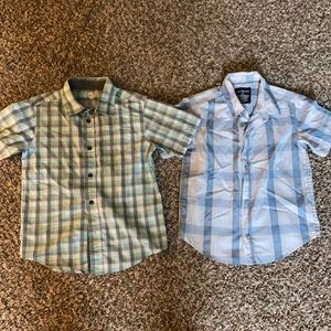 Boys button up tops